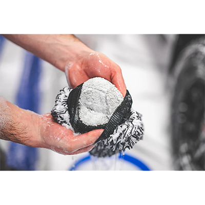 Luva de lavagem - The Rag Company - The Cyclone Wash Mitt - Preto/Azul