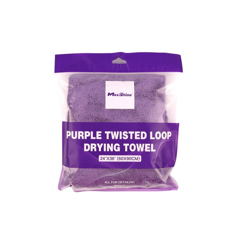 Toalla de secado 60x90cm - MaxShine Purple Twisted Loop