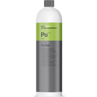 Limpeza interior/têxteis/pele/alcantara - Koch Chemie Pol star (Po) - 1L