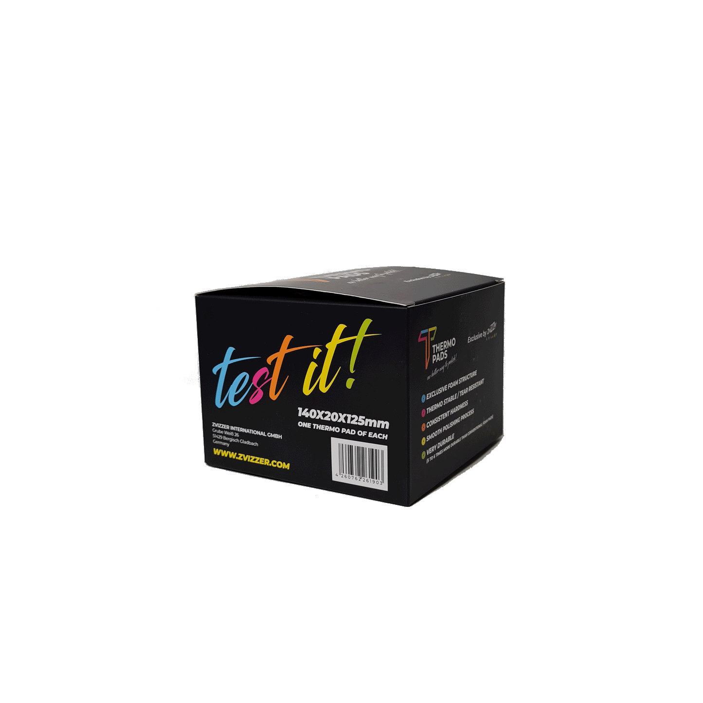 Zvizzer Thermo Trapez Pad 3" - Test it! (Conjunto de 5 boinas)