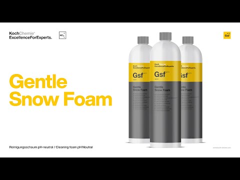 Espuma de pré lavagem (Snow Foam) - Koch Chemie Gentle Snow Foam (GSF) –  DetailShine